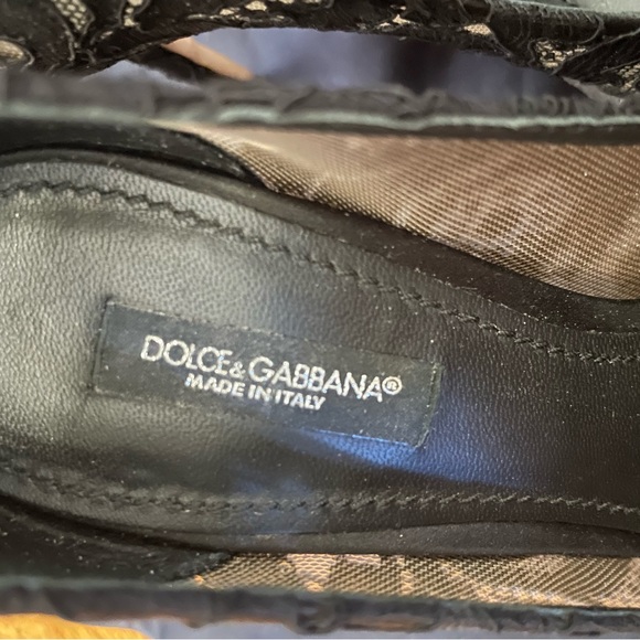 ❌SOLD❌Authentic Dolce & Gabbana Belluci Taormina Lace pumps - Picture 8 of 8